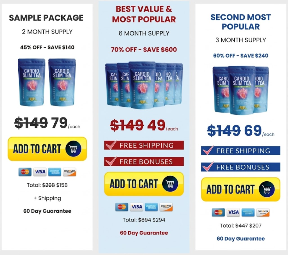 Cardio Slim Tea-price